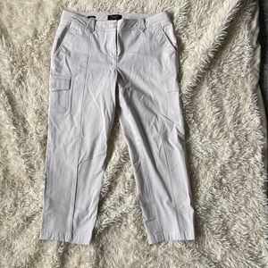 Talbots Beige Cargo Signature Pants, Size 12, EUC